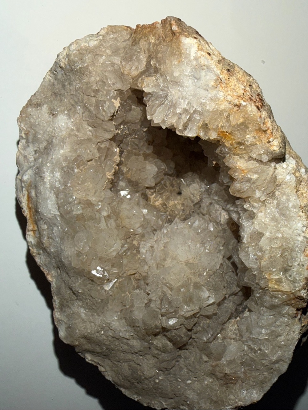 Natural White Quartz Geode Large